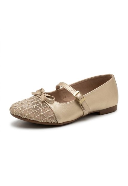 Baleta Cerrada Para Mujer 304-Z147 CHAMPAÑA ZAVATTY