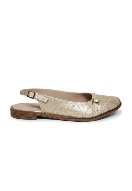 Baleta Cerrada Para Mujer 1868-Z147 CHAMPAÑA ZAVATTY