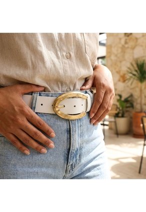 Correa Para Mujer BELT305 BLANCO ZAVATTY