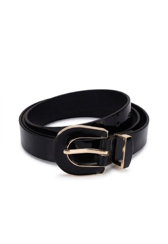 Correa Para Mujer BELT9-Z390 NEGRO CHAROL ZAVATTY Zavatty