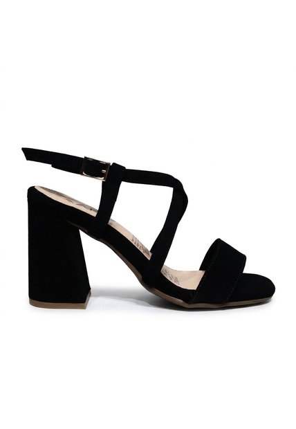 Sandalia 7 1/2 Para Mujer 7430-Z473 NEGRO NOBUCK ZAVATTY