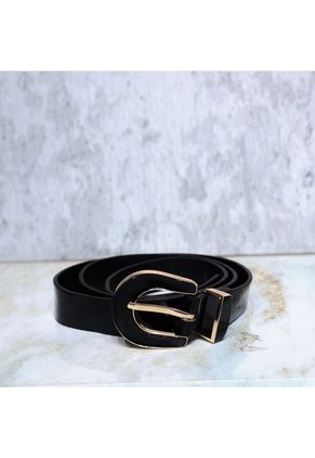 Correa Para Mujer BELT9-Z390 NEGRO CHAROL ZAVATTY