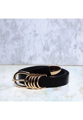 Correa Para Mujer BELT16-Z390 NEGRO X DORADO ZAVATTY