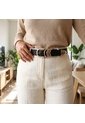 Correa Para Mujer BELT16-Z390 NEGRO X DORADO ZAVATTY de Zavatty