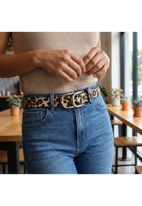Correa Para Mujer BELT18 ANIMAL PRINT ZAVATTY