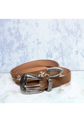 Correa Para Mujer BELT19 MIEL ZAVATTY