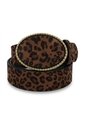 Correa Para Mujer BELT301 ANIMAL PRINT CAFE ZAVATTY de Zavatty
