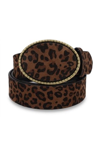 Correa Para Mujer BELT301 ANIMAL PRINT CAFE ZAVATTY Zavatty