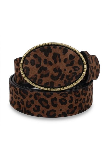 Correa Para Mujer BELT301 ANIMAL PRINT CAFE ZAVATTY