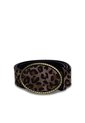 Correa Para Mujer BELT301 ANIMAL PRINT NEGRO ZAVATTY de Zavatty