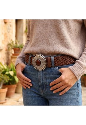 Correa Para Mujer BELT300 CAFE ZAVATTY