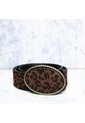 Correa Para Mujer BELT301 ANIMAL PRINT CAFE ZAVATTY de Zavatty