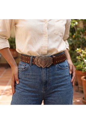 Correa Para Mujer BELT302 CAFE ZAVATTY