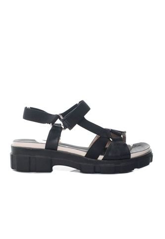 Sandalia Plana Para Mujer 324-1-Z83 NEGRO ZAVATTY Zavatty