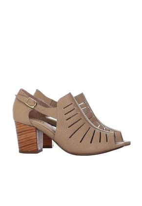 Sandalia Tacon Para Mujer H-WANDA CAPUCHINO CUERO ZAVATTY