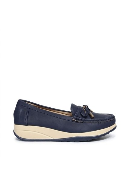 Mocasin Para Mujer 2541-Z719 AZUL ZAVATTY