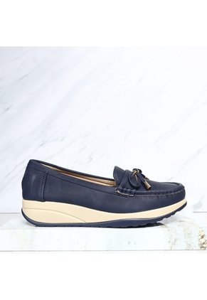 Mocasin Para Mujer 2541-Z719 AZUL ZAVATTY