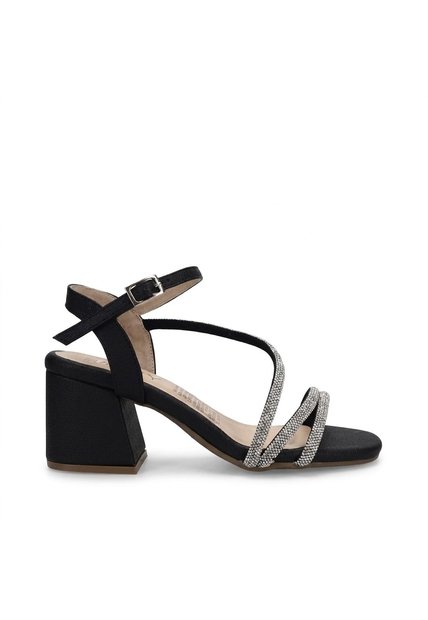 Sandalia 5 1/2 Brillos Para Mujer 2603-z148 NEGRO X MURANO ZAVATTY