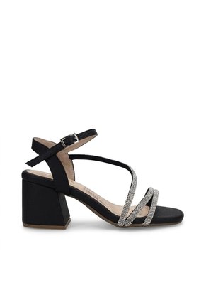 Sandalia 5 1/2 Brillos Para Mujer 2603-z148 NEGRO X MURANO ZAVATTY