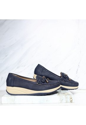 Mocasin Para Mujer 2541-Z719 AZUL ZAVATTY