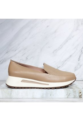 Mocasin Para Mujer H-GINA CAPUCHINO CUERO ZAVATTY