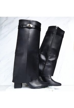 Bota Tacon 5 1/2 Para Mujer 1558-Z279 NEGRO ZAVATTY