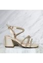 Sandalia 5 1/2 Brillos Para Mujer 2601-z148 CHAMPAÑA X MURANO ZAVATTY de Zavatty
