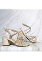 Sandalia 5 1/2 Brillos Para Mujer 2601-z148 CHAMPAÑA X MURANO ZAVATTY de Zavatty