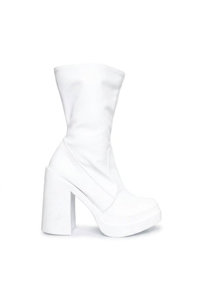 Botin Tacon 5 1/2 Para Mujer 5080-Z279 BLANCO ZAVATTY