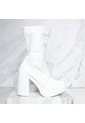 Botin Tacon 5 1/2 Para Mujer 5080-Z279 BLANCO ZAVATTY de Zavatty