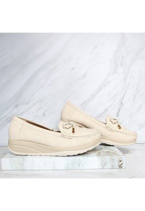 Mocasin Para Mujer 2541-Z719 BEIGE ZAVATTY