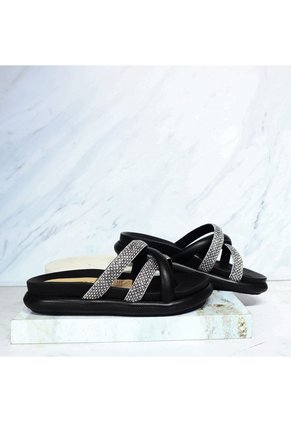 Sandalia 3 1/2 Brillos Para Mujer 7023-Z617 TALCO X PIEDRAS ZAVATTY