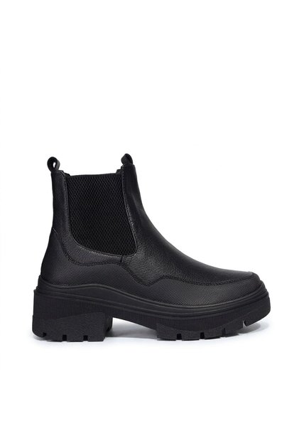 Bota Plana Para Mujer 3577-Z96 NEGRO ZAVATTY