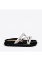 Sandalia Canoa Para Mujer 7022-Z617 BLANCO X PIEDRAS ZAVATTY de Zavatty