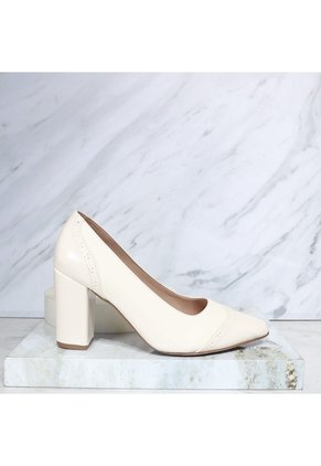 Tacon Para Mujer 5052-Z148 TALCO CHAROL X CREMA ZAVATTY