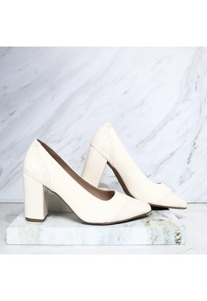 Tacon Para Mujer 5052-Z148 TALCO CHAROL X CREMA ZAVATTY