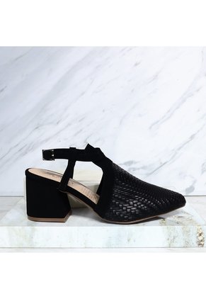 Tacon Para Mujer 5045-Z148 NEGRO NOBUCK ZAVATTY