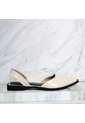 Baleta Destalonada Para Mujer 1772-Z147 BEIGE ZAVATTY de Zavatty