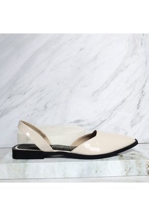 Baleta Destalonada Para Mujer 1772-Z147 BEIGE ZAVATTY