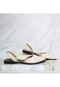 Baleta Destalonada Para Mujer 1772-Z147 BEIGE ZAVATTY de Zavatty