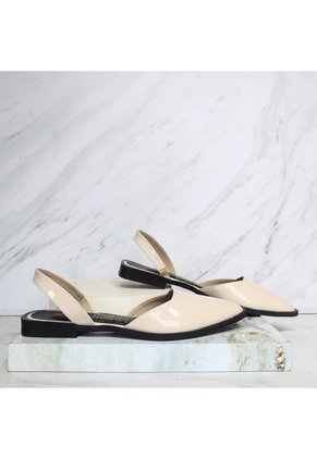 Baleta Destalonada Para Mujer 1772-Z147 BEIGE ZAVATTY