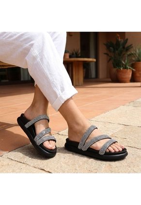 Sandalia 3 1/2 Brillos Para Mujer 7041-Z617 TALCO X PIEDRAS ZAVATTY