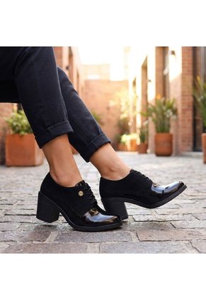Bolichero Para Mujer GMARTINA-Z223 NEGRO CHAROL ZAVATTY