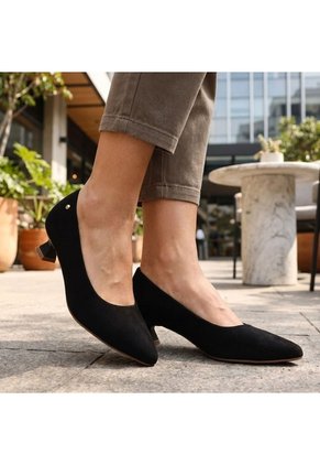 Tacon Para Mujer PI226-Z610 NEGRO NOBUCK ZAVATTY