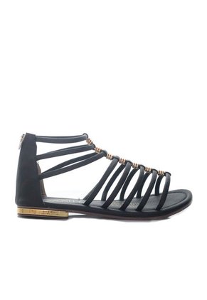 Sandalia Plana Para Mujer 825-Z257 NEGRO ZAVATTY