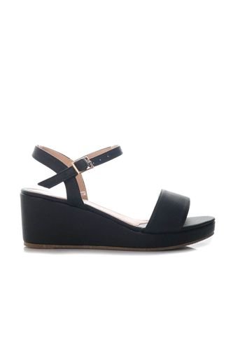 Sandalia Plataforma Baja Para Mujer 2407-Z132 NEGRO ZAVATTY Zavatty