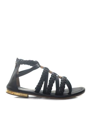 Sandalia Plana Para Mujer 59-Z257 NEGRO ZAVATTY