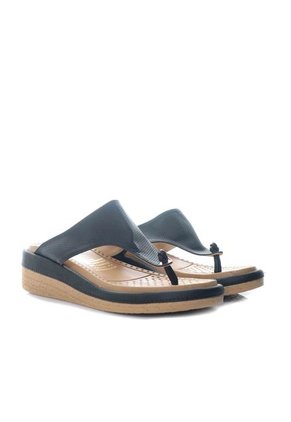 Sandalia Plana Para Mujer 134-Z431 NEGRO ZAVATTY