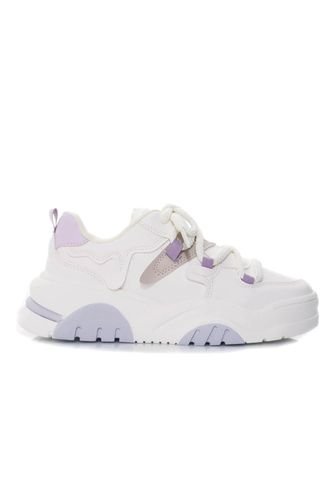 Tenis Para Mujer D1283-Z512 MARFIL LILA ARENA ZAVATTY Zavatty