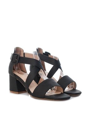 Sandalia Tacon Para Mujer 2355-Z148 NEGRO ZAVATTY